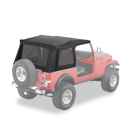 Bestop Supertop Classic Squareback Soft Tops For Jeep 1976-1986 CJ7 Tinted 54599-15